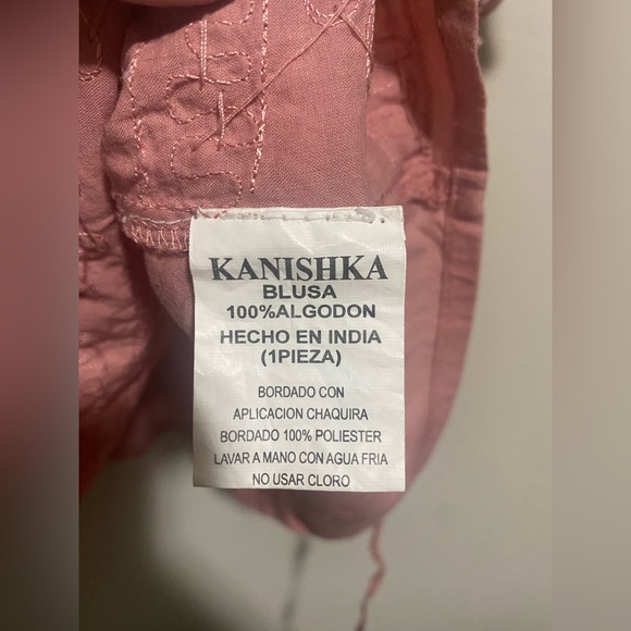 Womens Kanishka Light Pink Tank Top size L - Picture 10 of 10